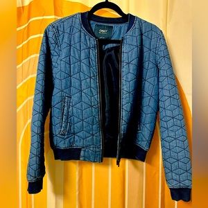 ONLY brand Bomber Jean Jacket
